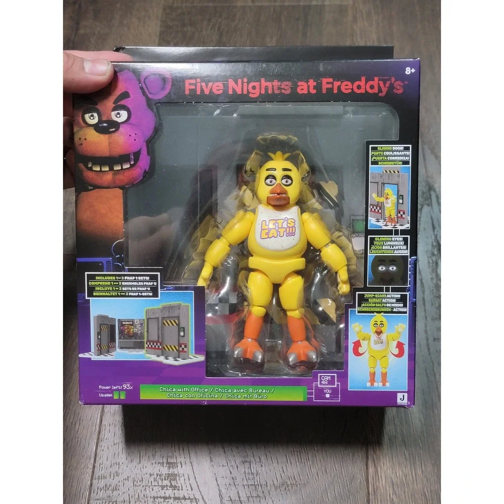 Five Nights at Freddys Chica with Office Action Figure Set Jazwares FNF0025 New
